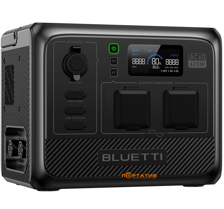 Зарядна станція Bluetti AC60 403Wh 600W