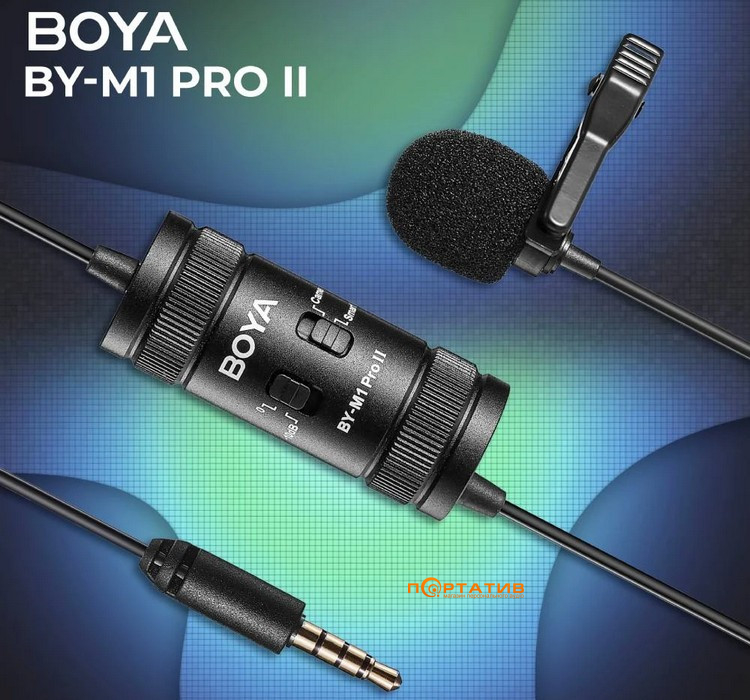 Мікрофон BOYA BY-M1 Pro II Black
