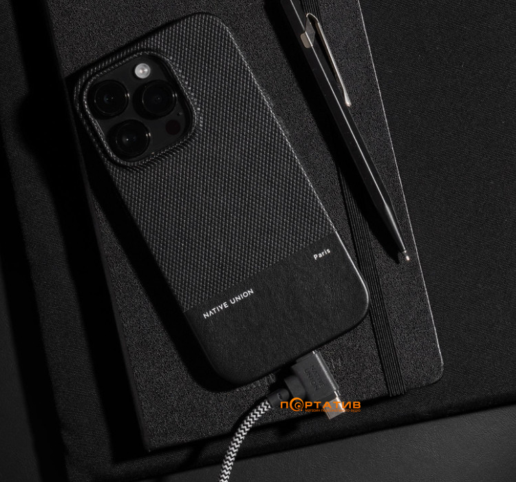 Кабель Native Union Belt Cable Universal USB-C to USB-C/Lightning Zebra (1.5 m) (BELT-CCL-ZEB-NP)