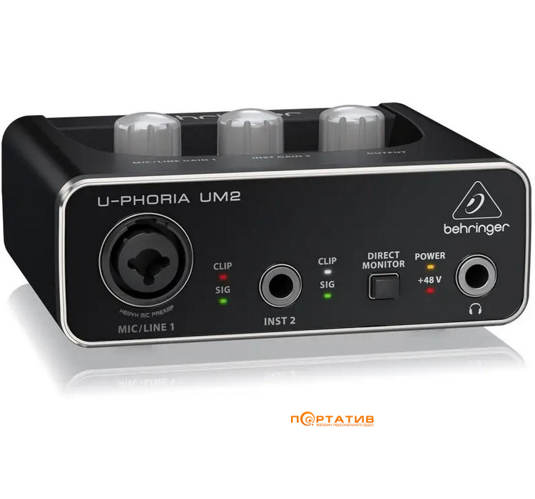 Аудиоинтерфейс Behringer UM2