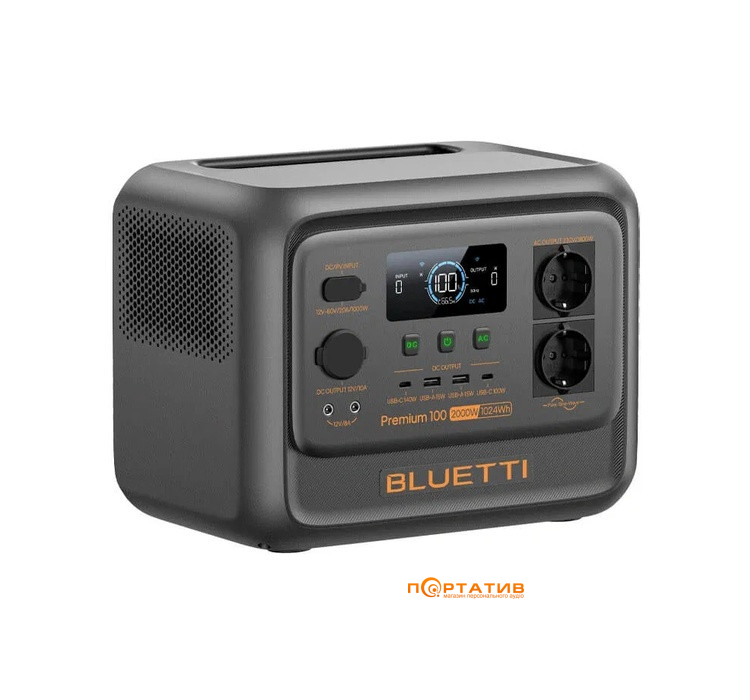 Зарядная станция Bluetti Premium 100 V2 1000Wh 2000W (PR100V2)