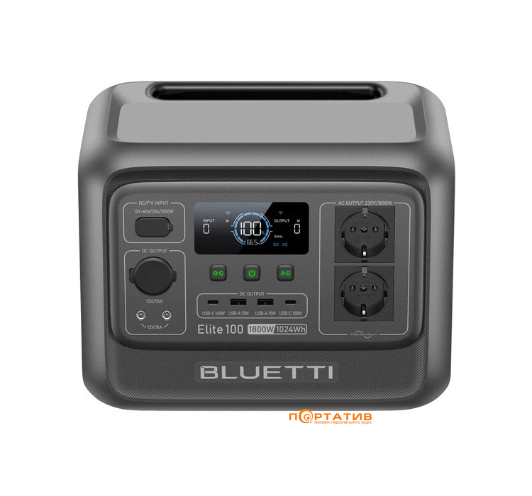 Зарядна станція Bluetti Elite 100 V2 1024Wh 1800W