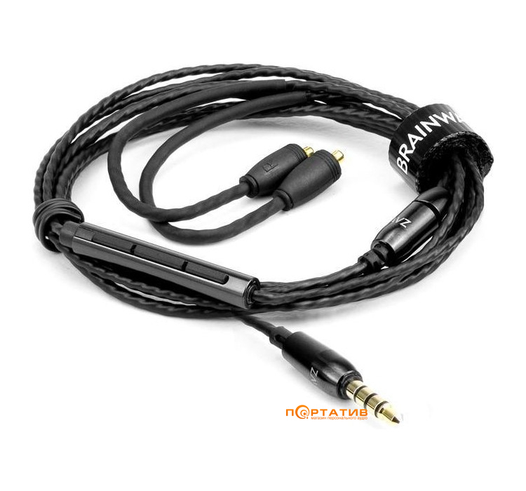 Brainwavz Earphone Cable MMCX Connector with Mic & Remote (3.5mm Jack)