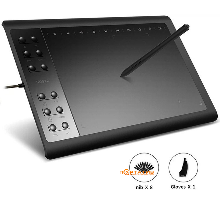 Графический планшет Bosto 1060 PLUS (B1060PLUS)