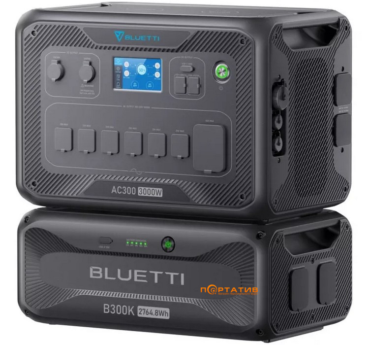 Зарядная станция Bluetti AC300+B300K 2764Wh 3000W