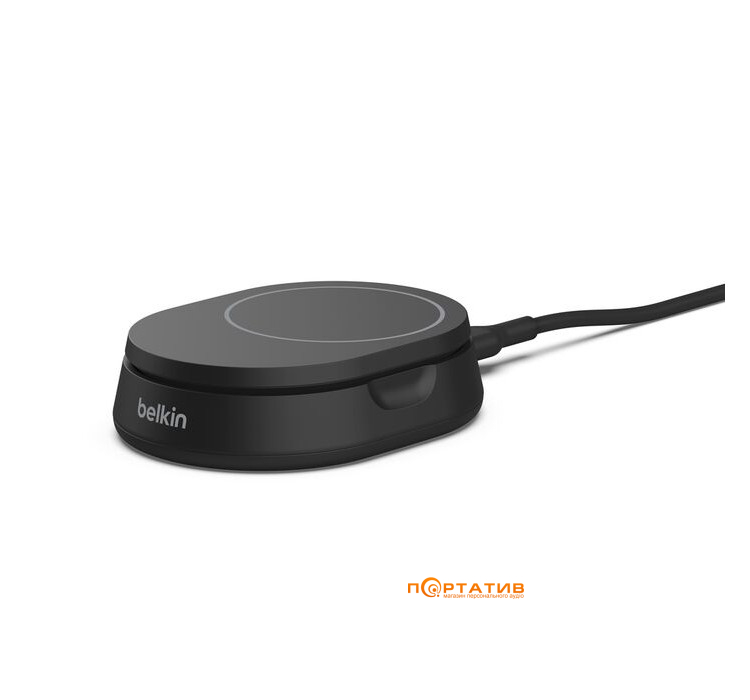 Беспроводное зарядное устройство Belkin Magnetic Stand Qi2 15W Black (WIA008VFBK)