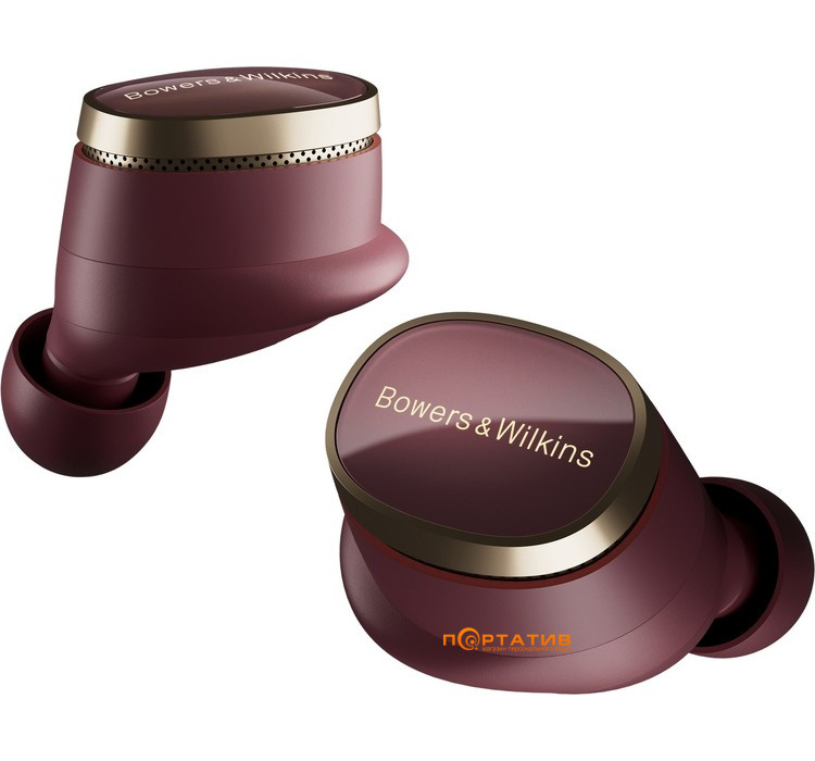 Навушники Bowers & Wilkins Pi8 Dark Burgundy