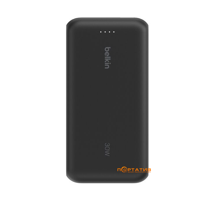 Зовнішній акумулятор Belkin Power Bank 20000 30W PD Integrated USB-C Black (BPB024HQBK)