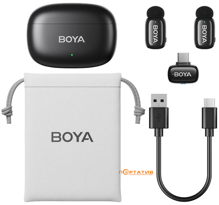 Микрофон BOYA mini-14 Type-C Black