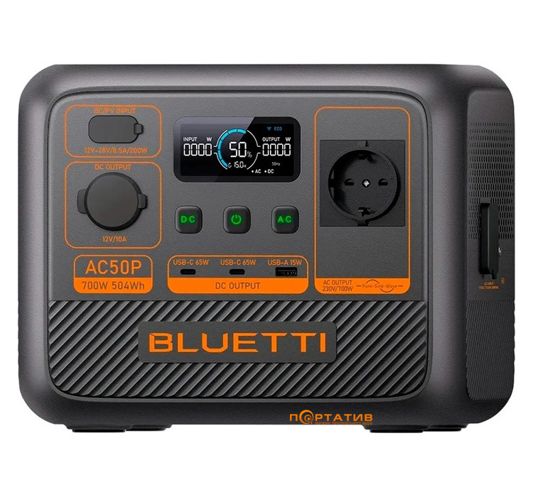 Зарядна станція Bluetti AC50P 504Wh 700W