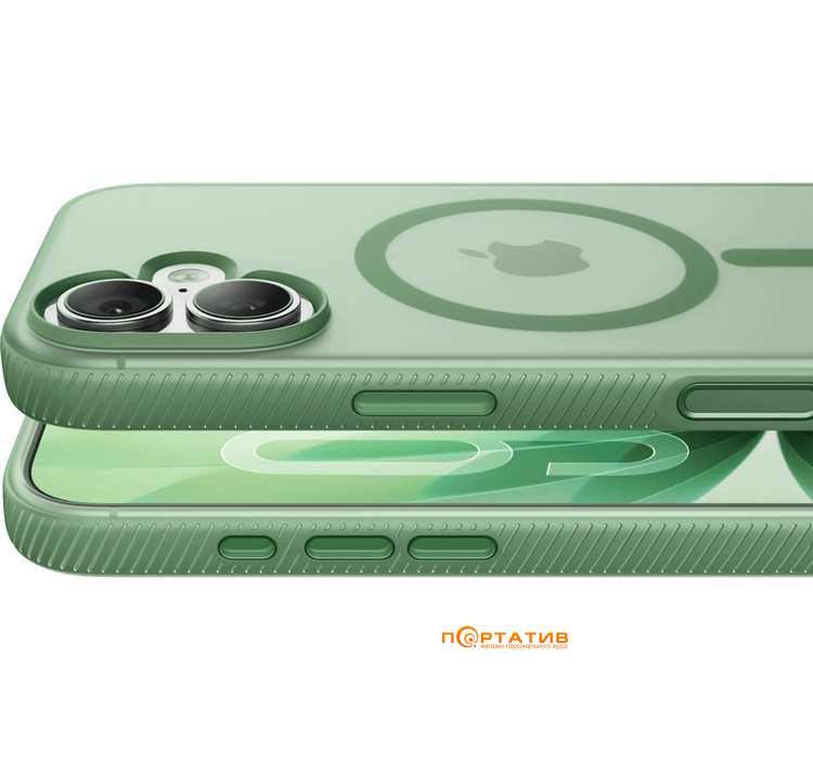 Чехол Belkin iPhone 17 Magnetic Protective Grip Sage (MSA034HQSE)