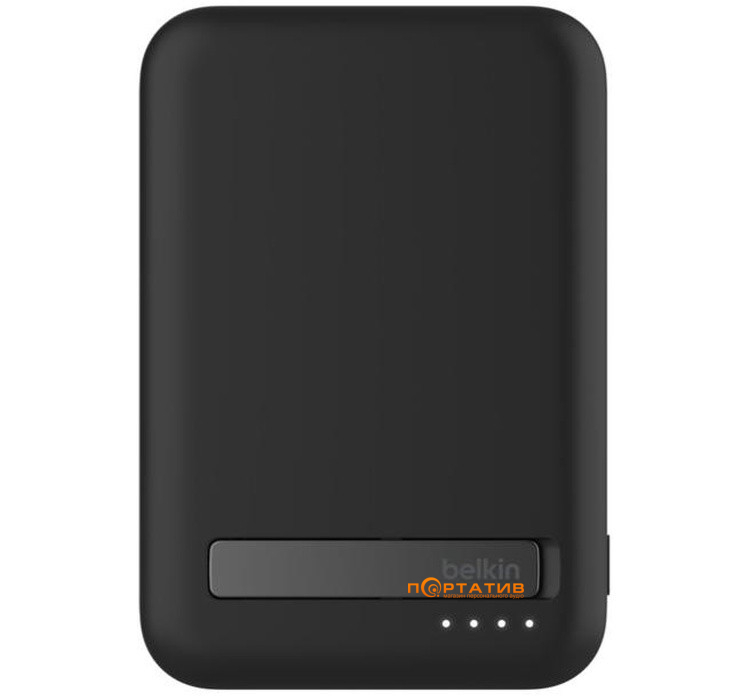 Внешний аккумулятор Belkin Power Bank 8000mAh 15W MagSafe Qi2, USB-C 20W PD Black (BPD007BTBK)