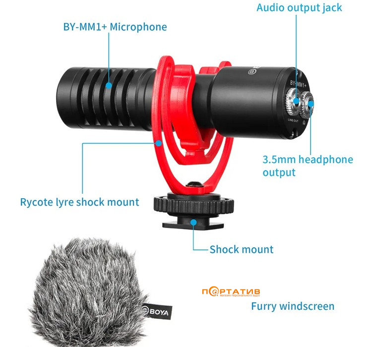 Микрофон BOYA BY-MM1+