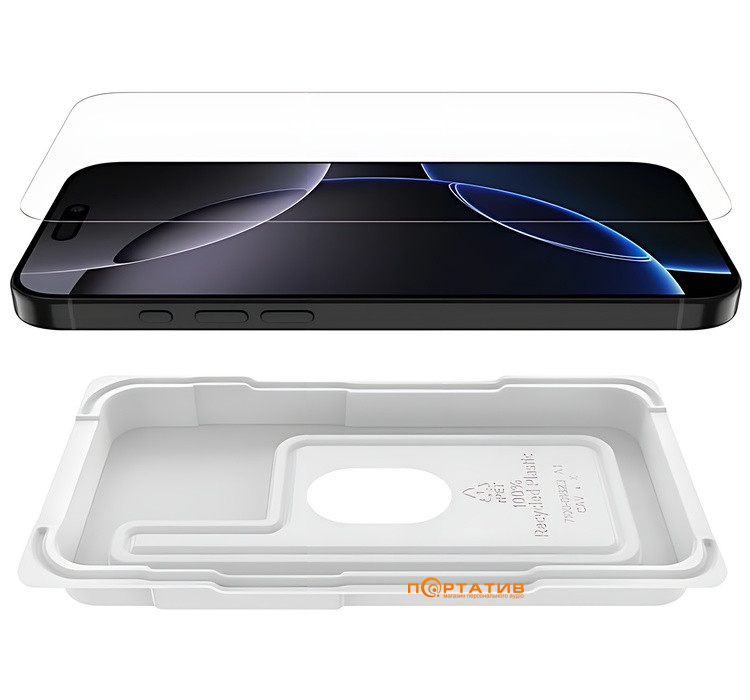 Захисне скло Belkin iPhone 16 Pro Max TemperedGlass AM 1-Pack (OVA160HQ)