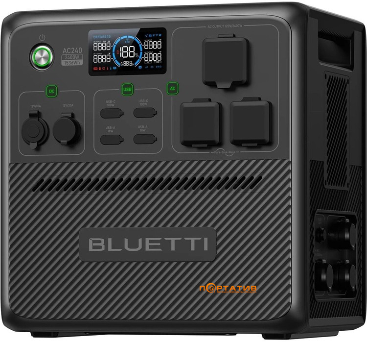 Зарядная станция Bluetti AC240 1536Wh 2400W