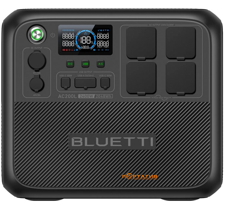Зарядна станція Bluetti AC200L 2048Wh 2400W