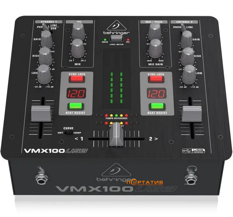 DJ-мікшер Behringer VMX100USB