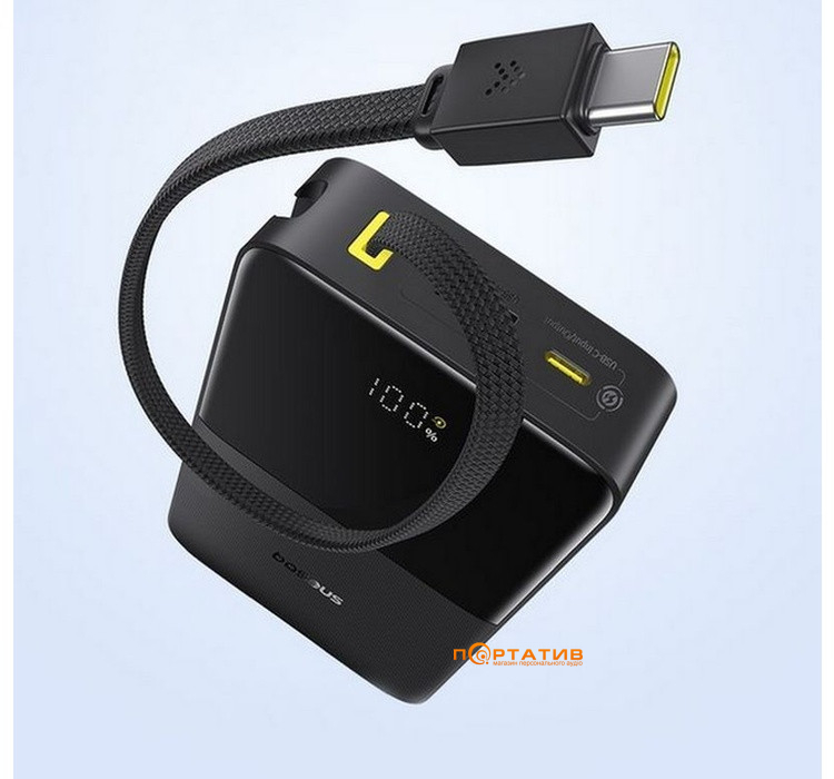 Внешний аккумулятор Baseus EnerFill Bipow2 Pro 22.5W PD 20000mAh w/cable Black (E0027701)