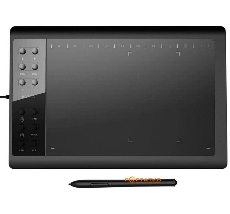 Графический планшет Bosto 1060 PLUS (B1060PLUS)
