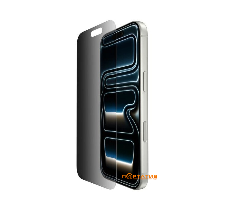 Захисне скло Belkin iPhone 17 Pro Privacy Tempered Glass 1-Pack (OVA213HQ)