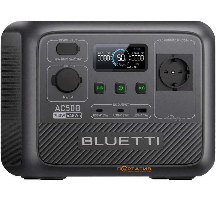 Зарядна станція Bluetti AC50B 448Wh 700W