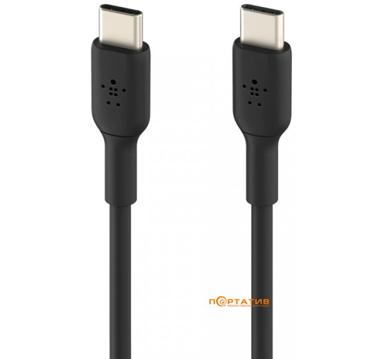 Belkin USB-С - USB-С PVC Cable 1 m Black (CAB003BT1MBK)