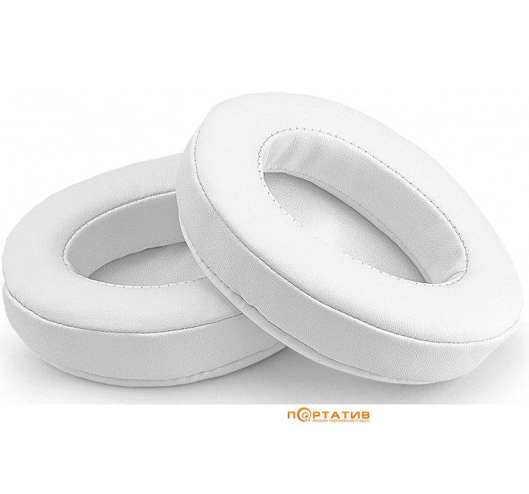 Brainwavz Headphone Memory Foam Earpads Oval PU Leather White