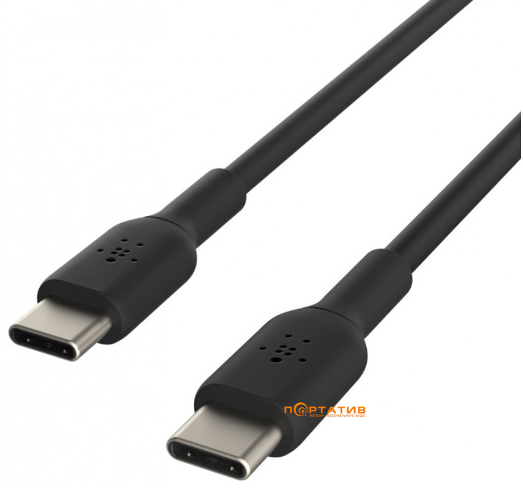 Belkin USB-С - USB-С PVC Cable 1 m Black (CAB003BT1MBK)