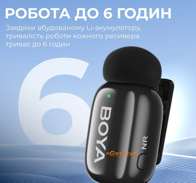 Микрофон BOYA mini-16 Type-C Black