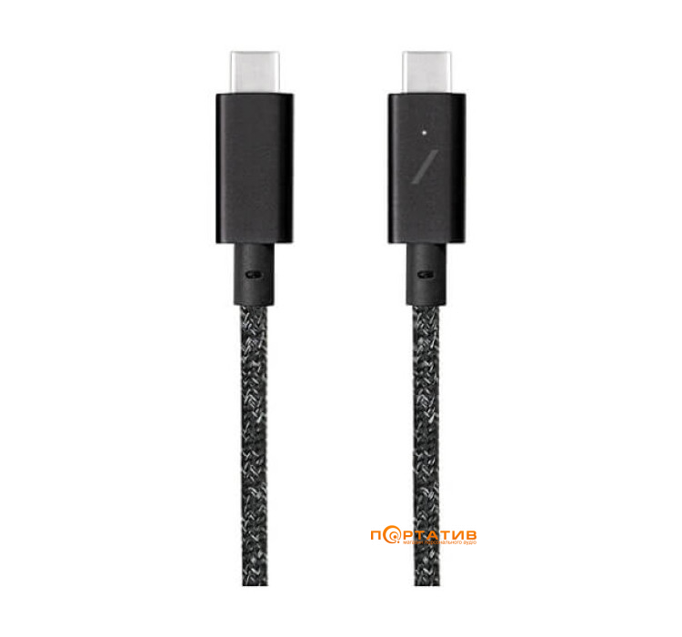 Native Union Belt Cable USB-C to USB-C Pro 240W Cosmos Black (2.4 m) (BELT-PRO2-COS-NP)