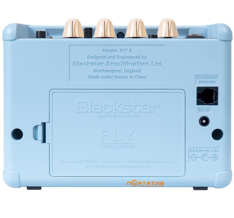 Комбопідсилювач Blackstar FLY 3 Baby Blue Union Flag