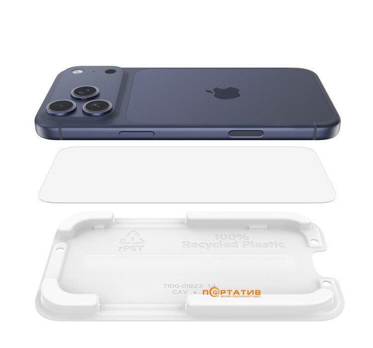 Захисне скло Belkin iPhone 17 Pro Max Tempered Glass 1-Pack (OVA239HQ)