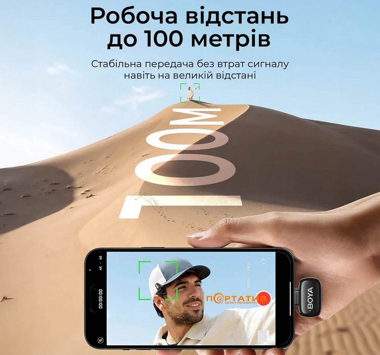 Микрофон BOYA mini 2-02 Type-C Black