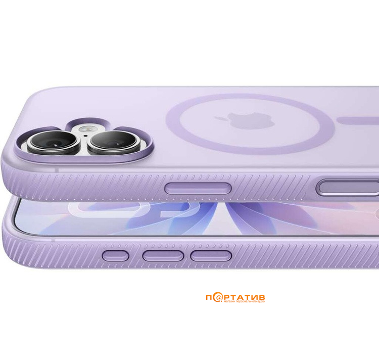 Чехол Belkin iPhone 17 Magnetic Protective Grip Lavender (MSA034HQLV)