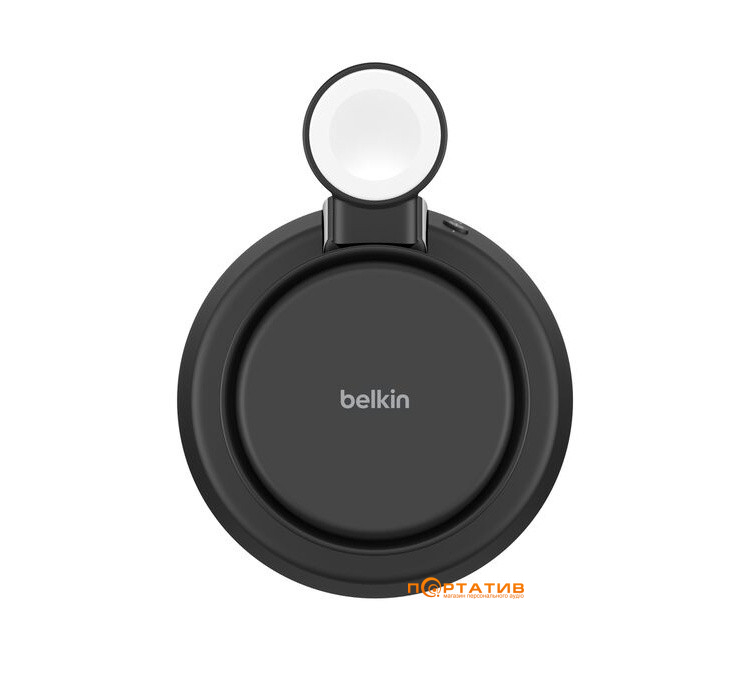 Бездротовий зарядний пристрій Belkin UltraCharge Pro 3-in-1 Magnetic Charging Dock 25W Charcoal (WIZ040KQCH)
