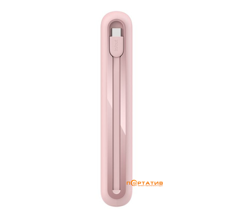Зовнішній акумулятор Belkin Power Bank 20000 30W PD Integrated USB-C Pink (BPB024HQPK)