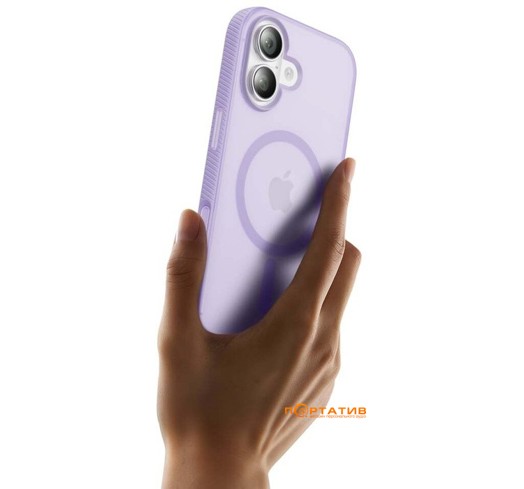 Чехол Belkin iPhone 17 Magnetic Protective Grip Lavender (MSA034HQLV)