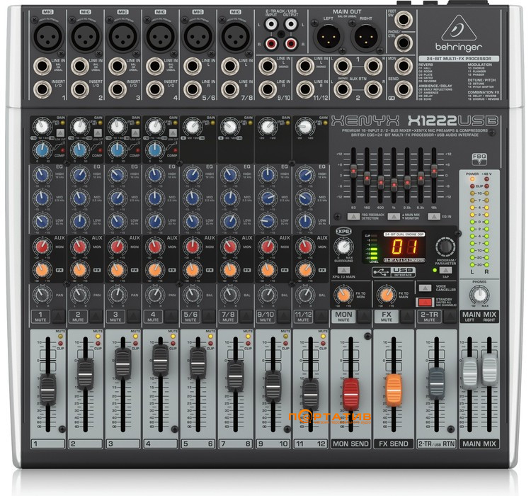 Мікшерний пульт Behringer X1222USB