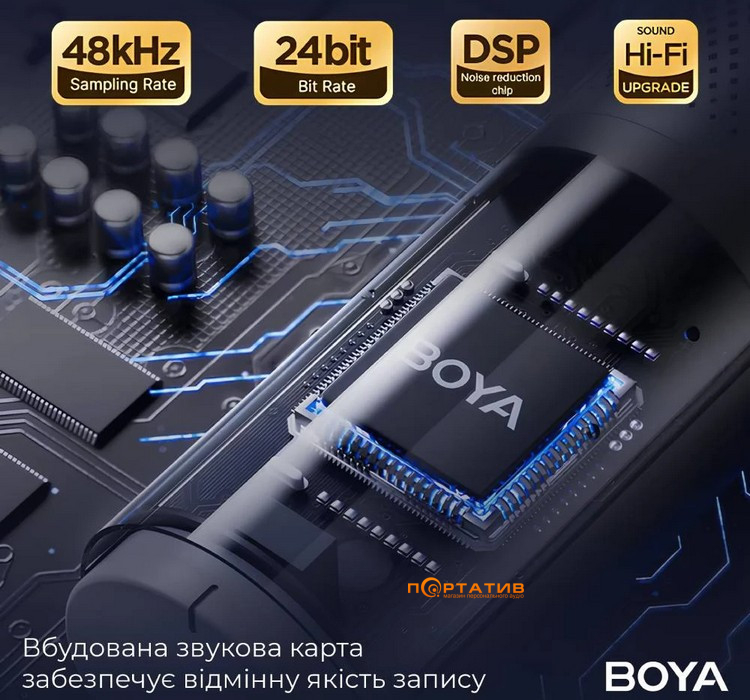 Мікрофон BOYA K9 RGB Black