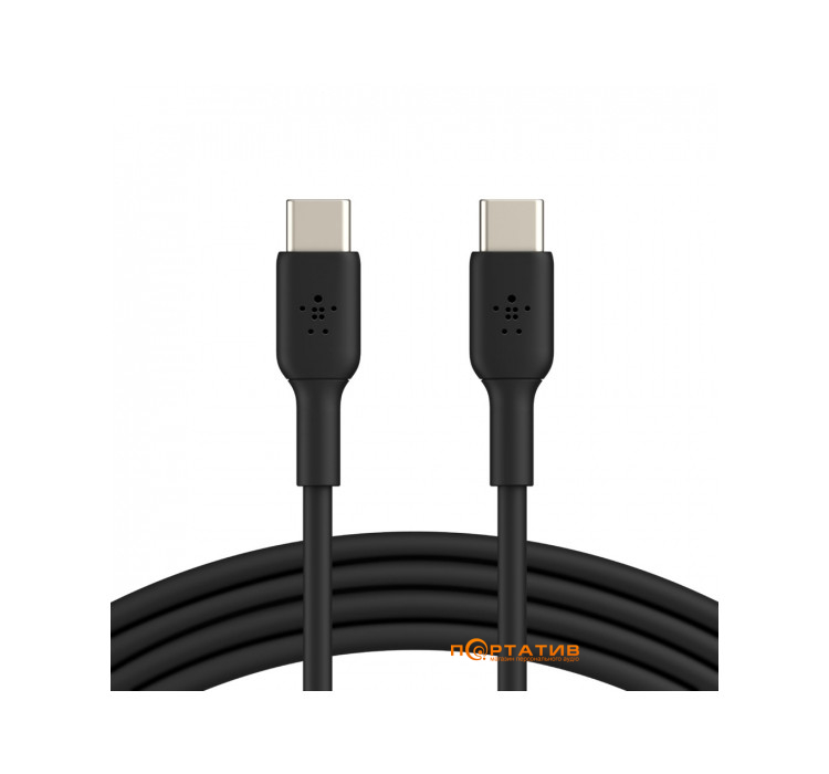 Belkin USB-С - USB-С PVC 2m Black (CAB003BT2MBK)