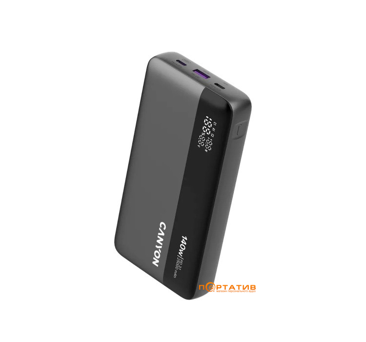 Внешний аккумулятор Canyon PB-240 25000mAh 140W Dark Grey (CNS-CPB240)