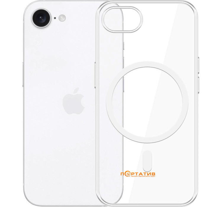 Чохол Cutana iPhone 17e/16e Clear Case MagSafe