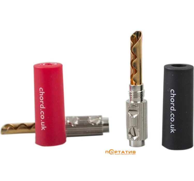 Конектор CHORD Banana Plug Kit - 4 Screw Type (Z) (4 шт.)