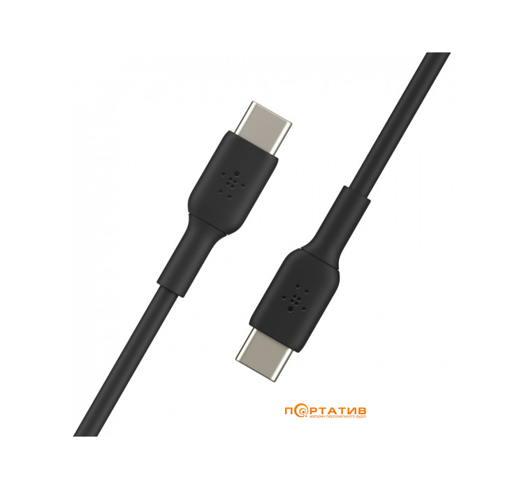 Belkin USB-С - USB-С PVC 2m Black (CAB003BT2MBK)