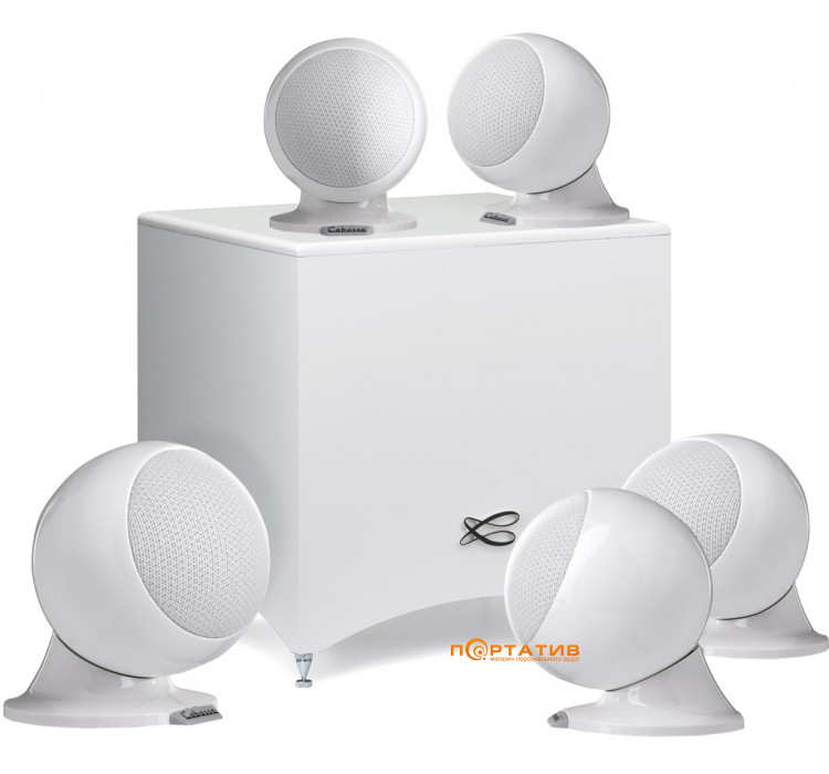Cabasse Alcyone 2  5.1 system Glossy White