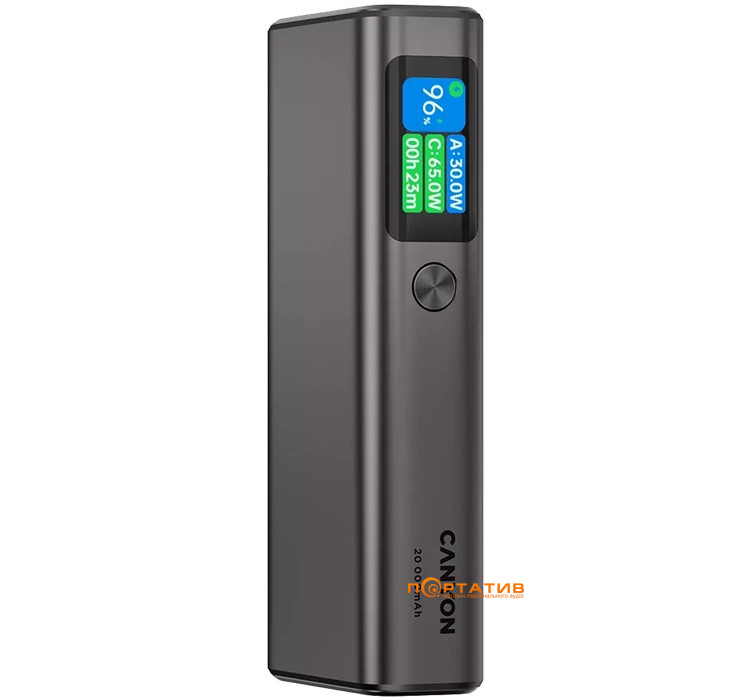 Внешний аккумулятор Canyon OnPower 230 20000mAh 130W Dark Grey (CNS-CPB230DG)