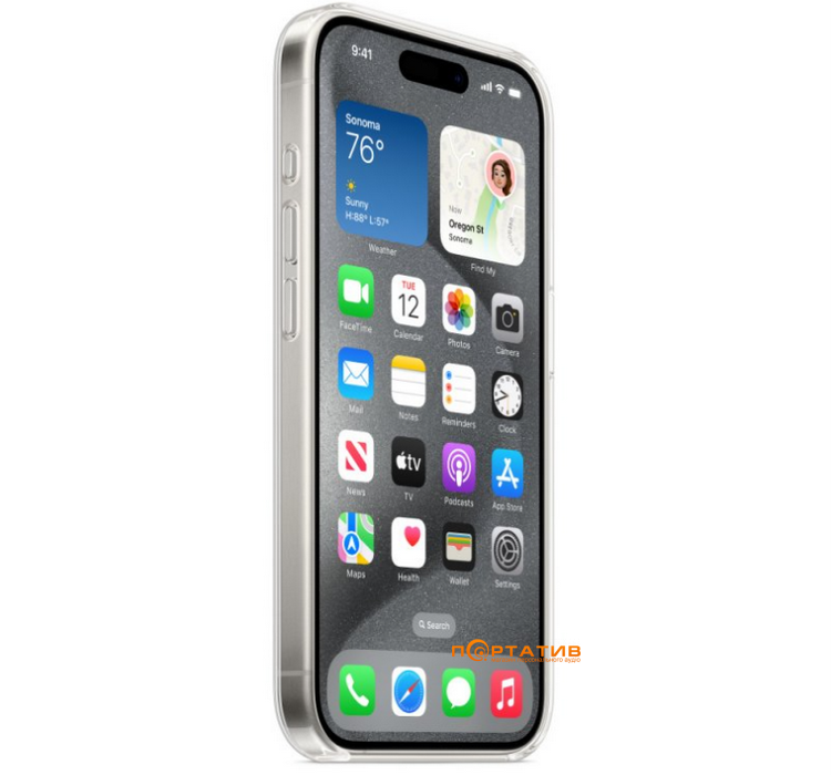 Cutana iPhone 15 Pro Clear Case MagSafe