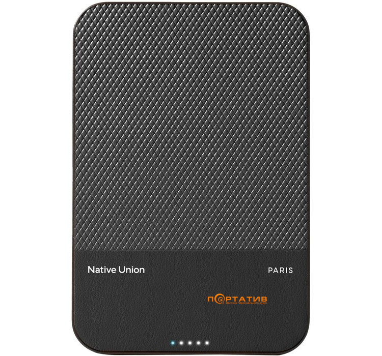 Зовнішній акумулятор Native Union (Re) Classic Magnetic 5 000mAh Black (PB-5KMS-BLK)