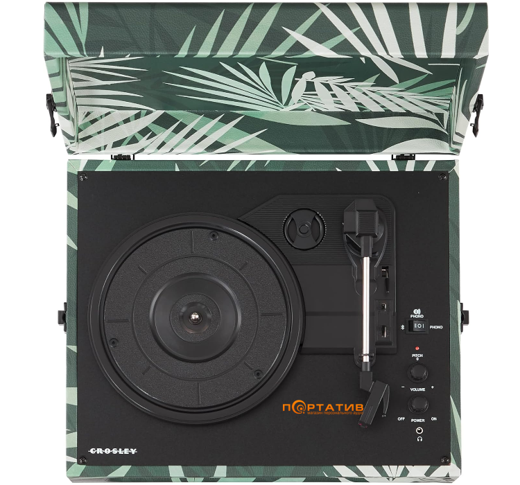 Проигрыватель винила Crosley Voyager Botanical