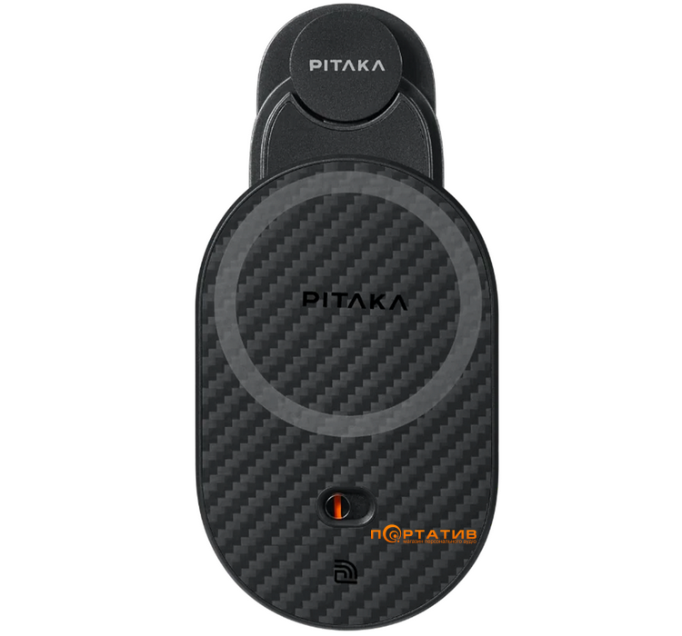 Автомобильный держатель Pitaka MagEZ Car Mount Pro 2 Car Vent Black (Tesla) (CM2302T)